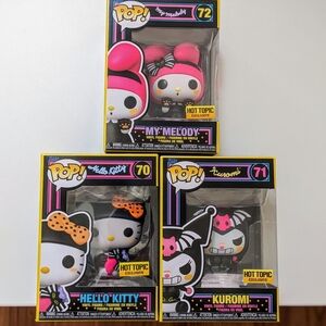 NEW 🎃 Funko Hello Kitty Kuromi My Melody Halloween Funko Pops! Hot Topic 🎃👻